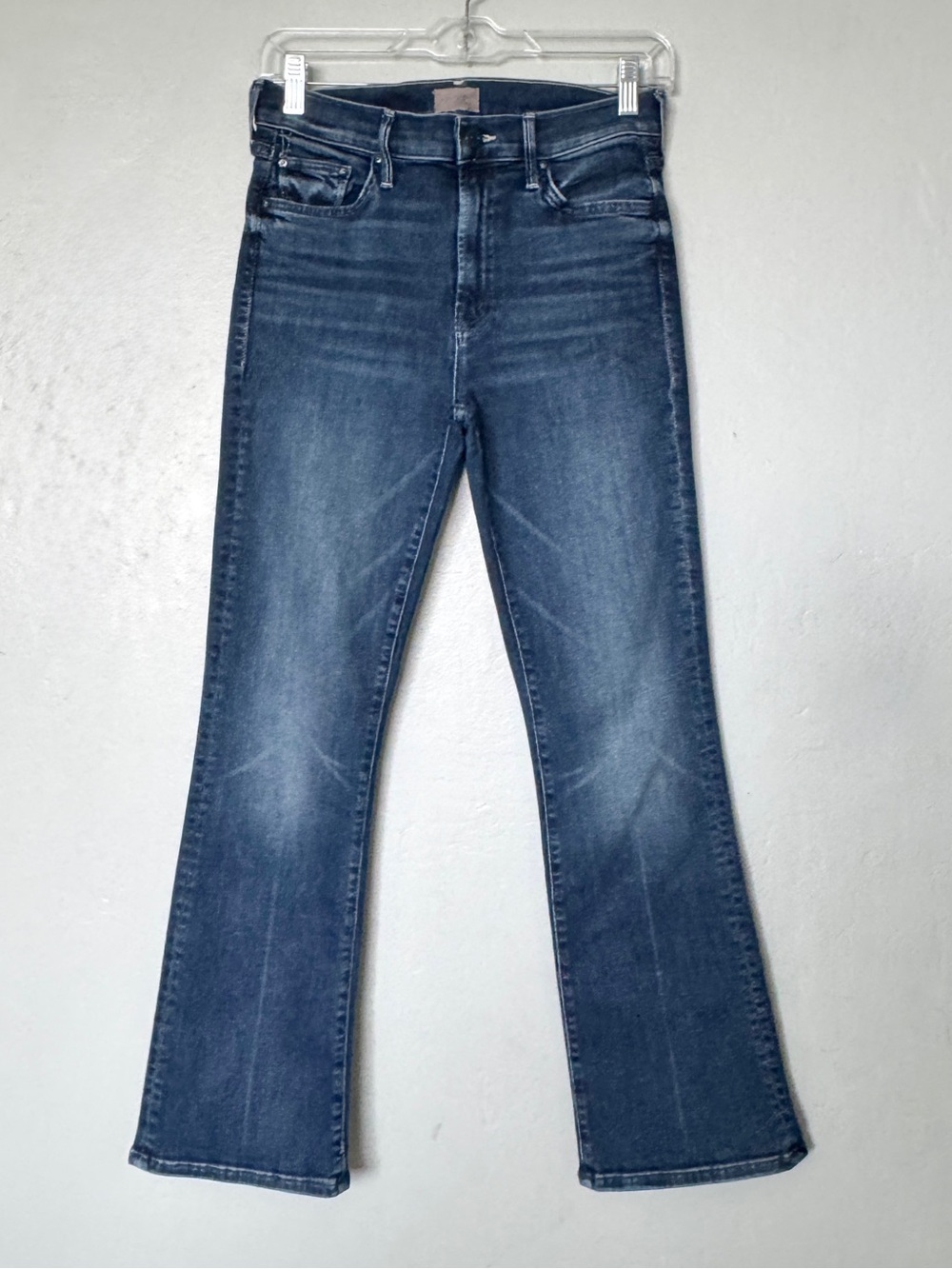 MOTHER The Outsider High Rise Ankle Jeans in Electric Souvenir Size 26
